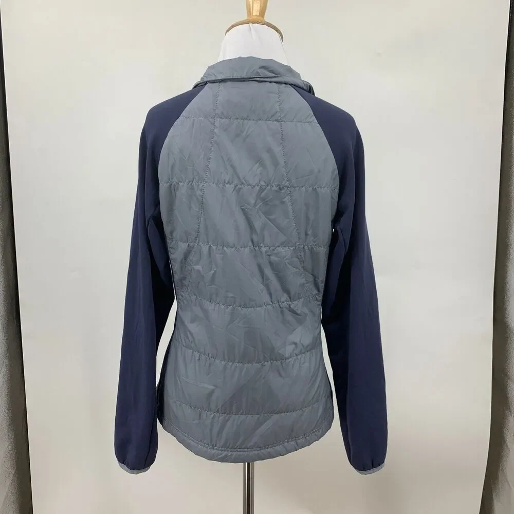 Columbia Jacket Womens M Medium Insulated Quilted Zip Up Long Sleeve Lightweight